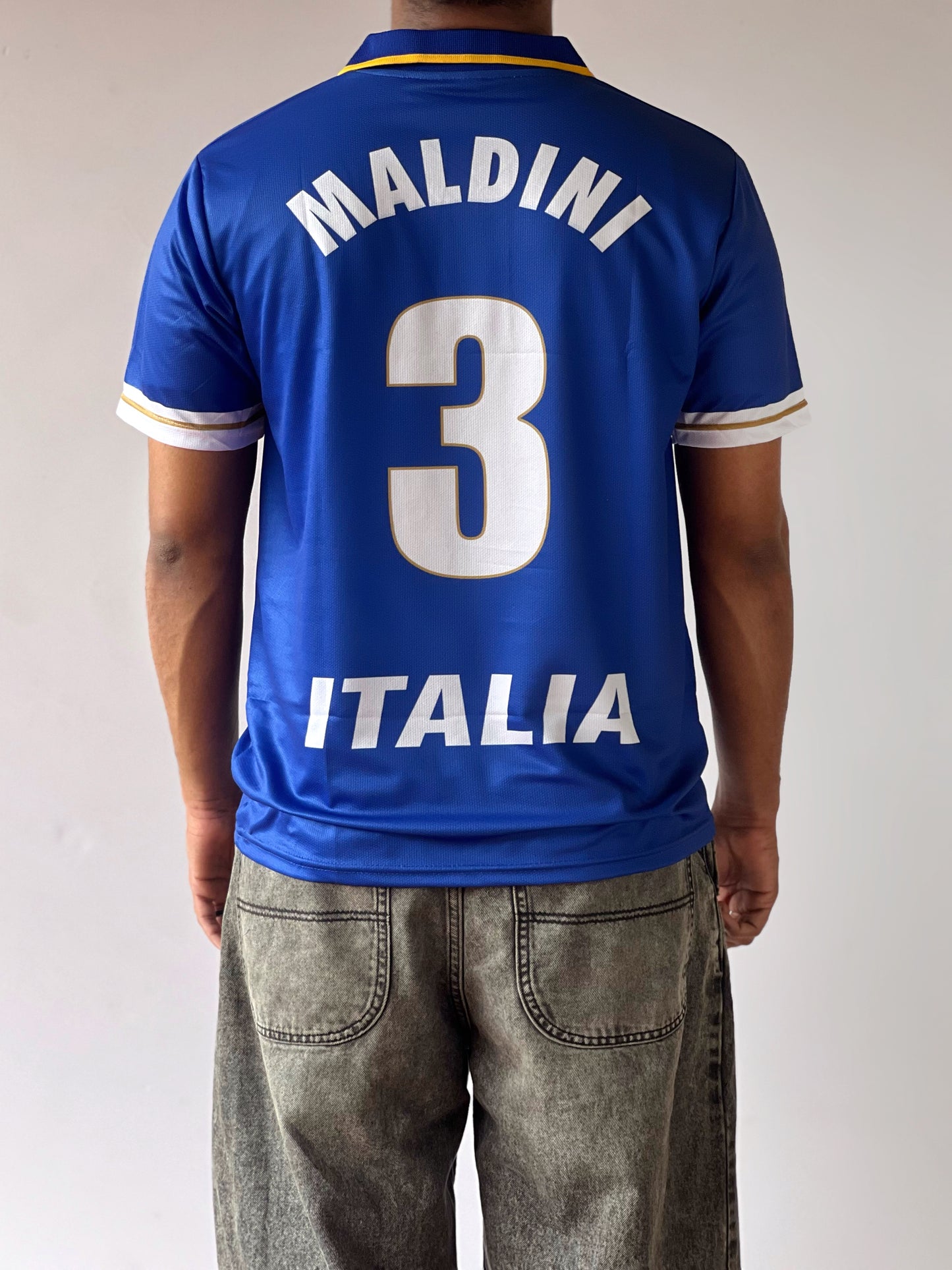 Italy Paolo Maldini 2002 Home Jersey