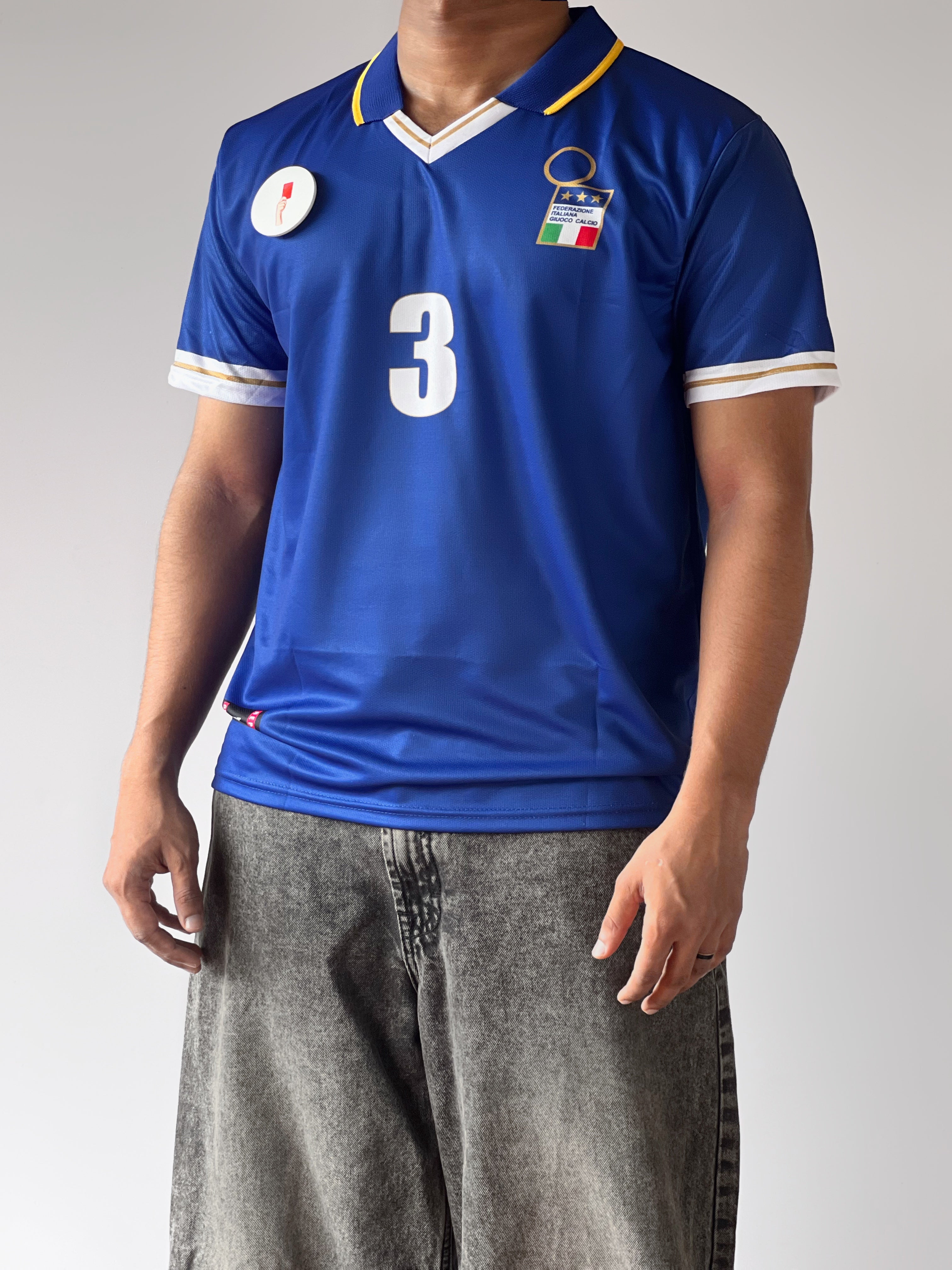Italy Paolo Maldini 2002 Home Jersey