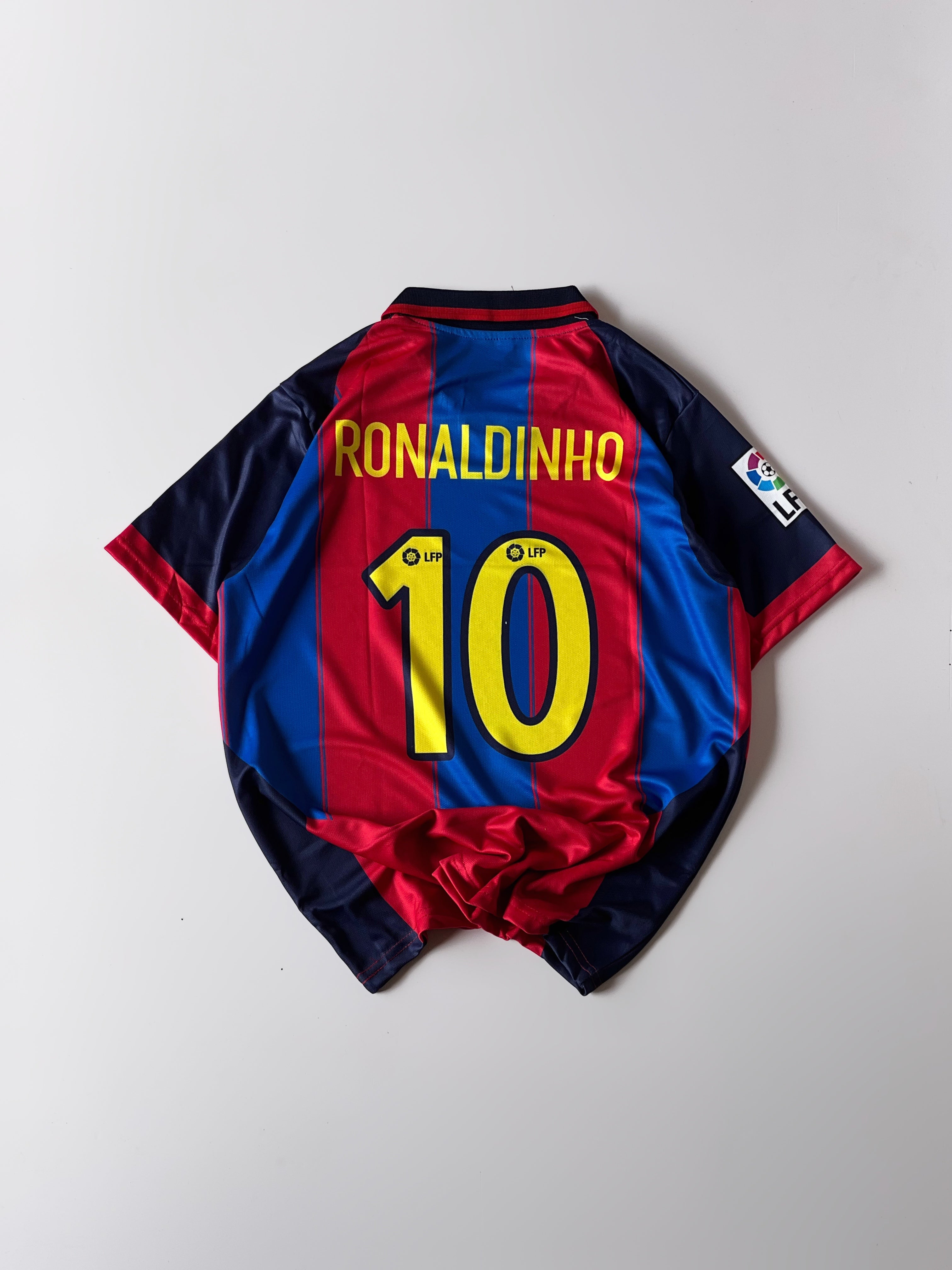 Ronaldinho Barcelona Retro Jersey