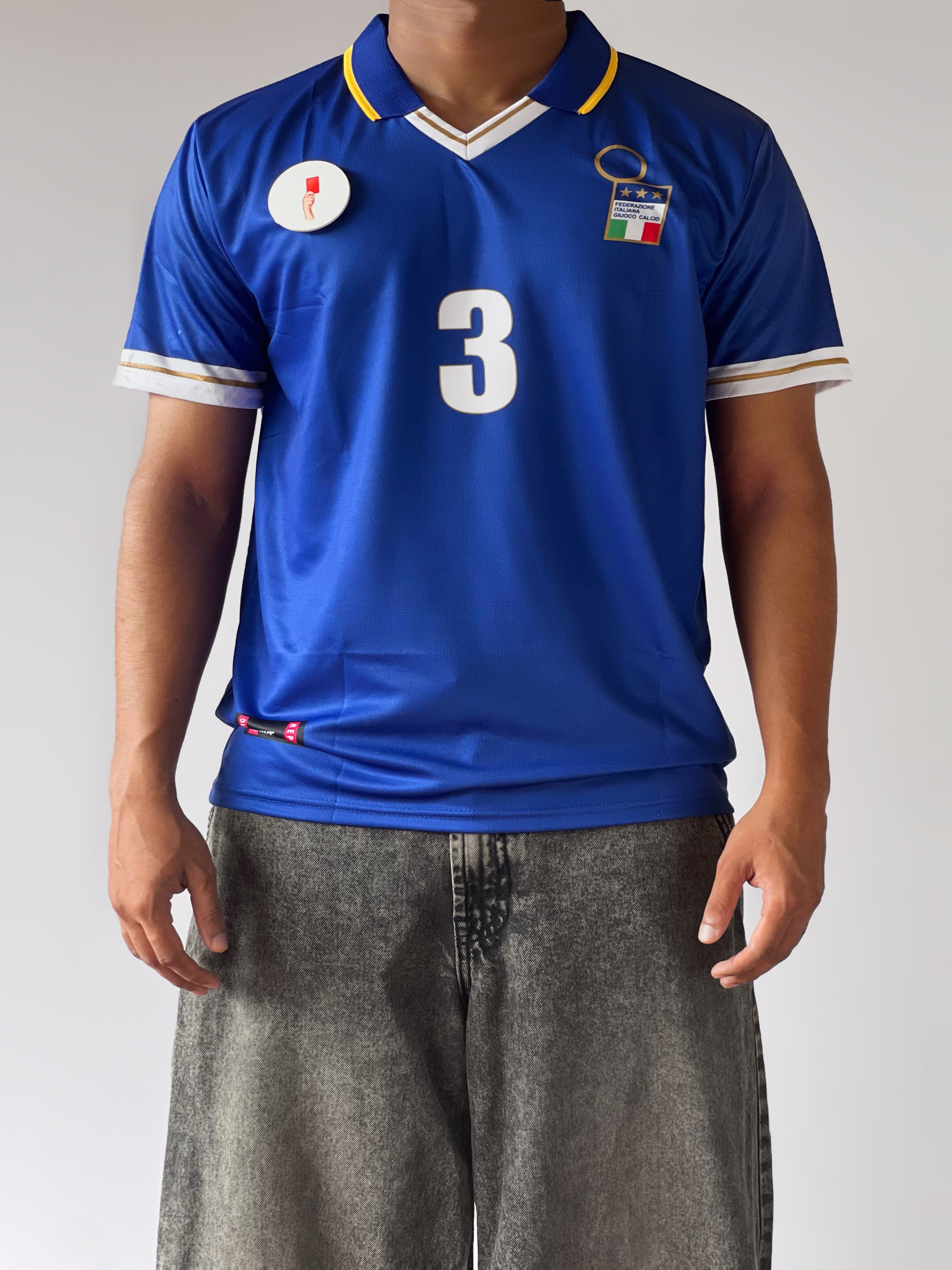 Italy Paolo Maldini 2002 Home Jersey