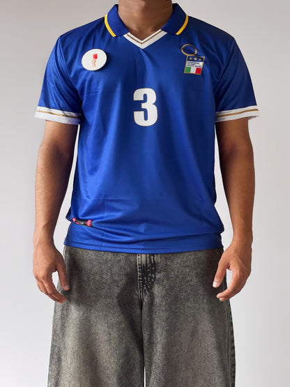 Italy Paolo Maldini 2002 Home Jersey