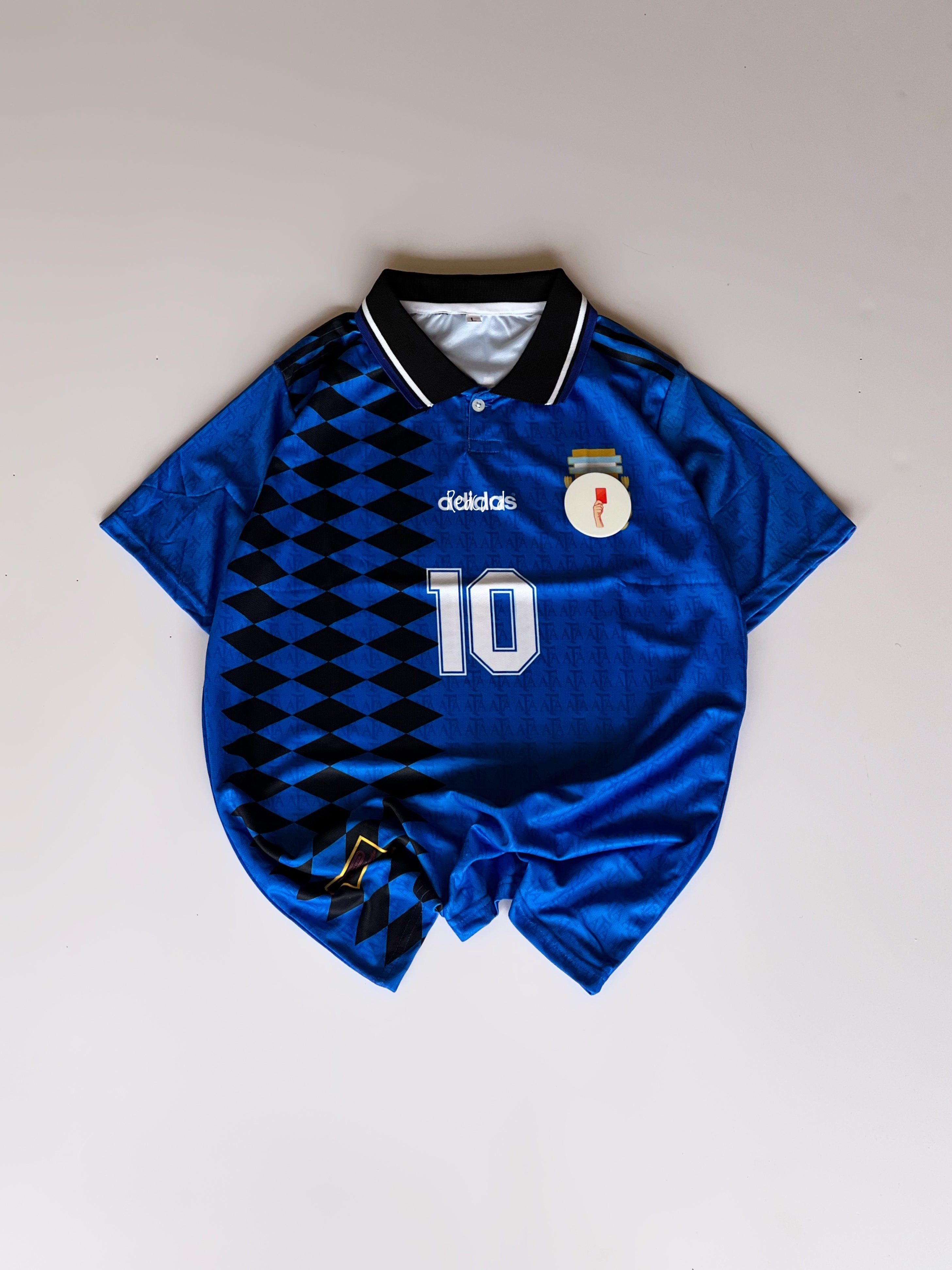 Maradona Argentina Retro Jersey Blue
